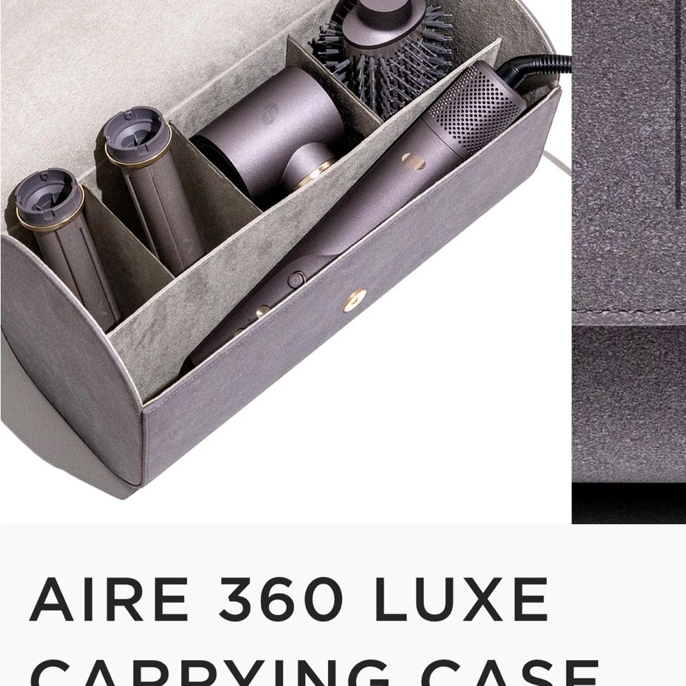 T3 Aire 360 Luxe Hair Tool Set carrying case- Plum
